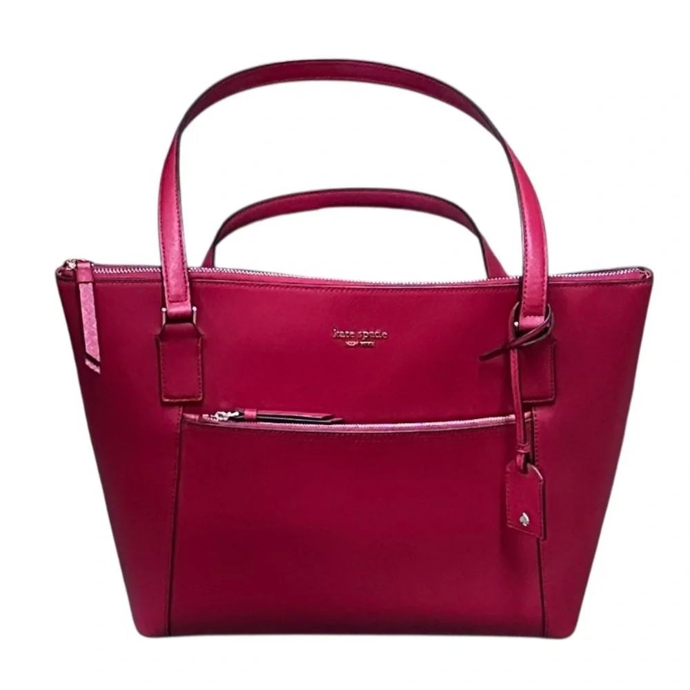 Kate Spade Cameron Red Pocket Tote. Color is “Roulette”. NWOT